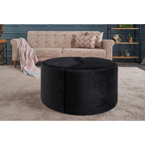 Le pouf d\\\'Ali - Noir Le pouf d\\\'Ali - Noir
