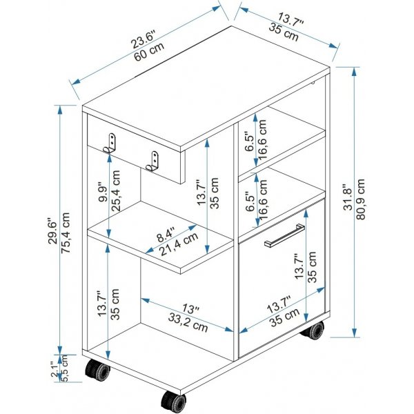 Rebusa skp - Furu/antracit