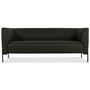 Mistral 2,5-sits soffa i mrkgrnt tyg