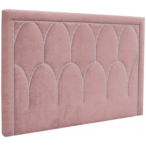 Dalarö hoofdbord Roze fluweel - Elke breedte Dalarö hoofdbord Roze fluweel - Elke breedte