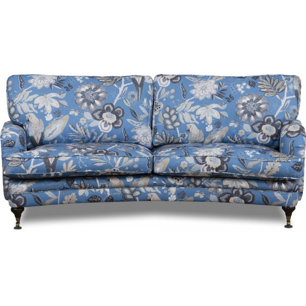 Spirit 3-sits svängd howard soffa i blommigt tyg - Eden Parrot Blue Spirit 3-sits svängd howard soffa i blommigt tyg - Eden Parrot Blue