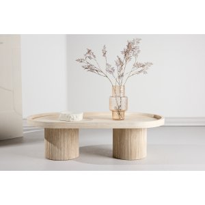 Soffbord Krille 120x60 cm - travertinlook