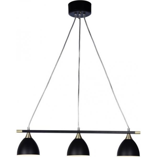 Excel taklampa 65 cm - Svart/mssing