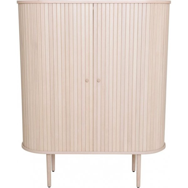 Meuble coulissant - Chêne pigmenté blanc Meuble coulissant - Chêne pigmenté blanc