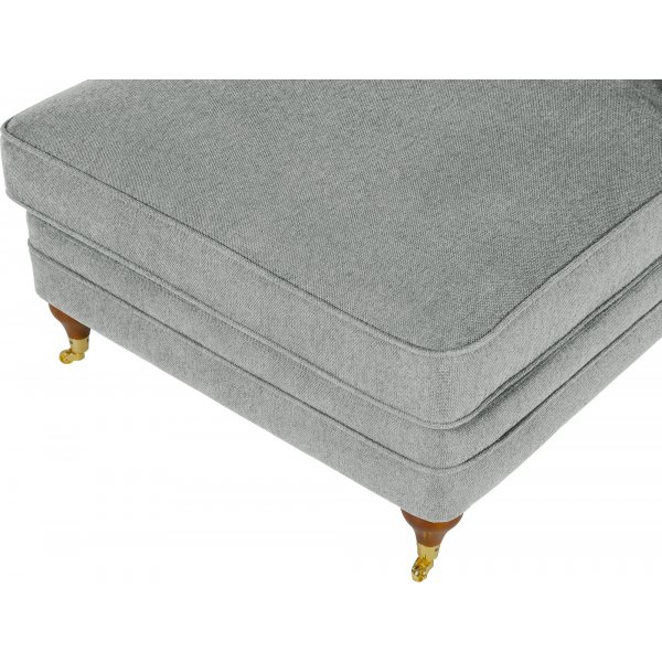 Chaiselounge Howard Watford Deluxe - Grå + Textilrengöring för möbler Chaiselounge Howard Watford Deluxe - Grå + Textilrengöring för möbler