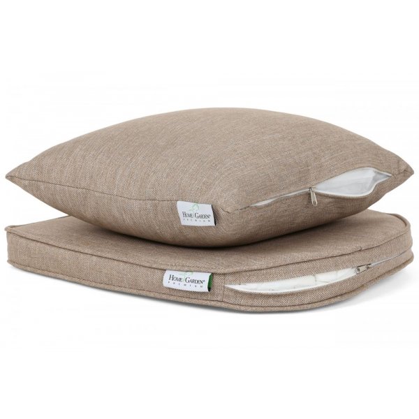 Sycylia Matgrupp med runt matbord 150 cm + 6 stolar - Vintage