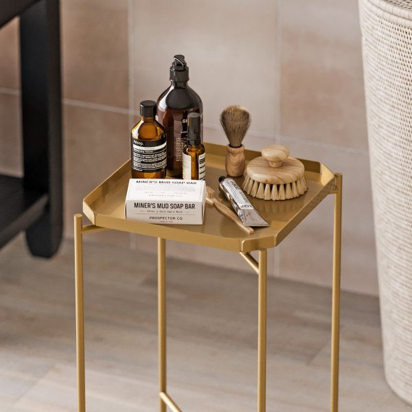 Table basse Vela 46 x 46 cm - Or Table basse Vela 46 x 46 cm - Or