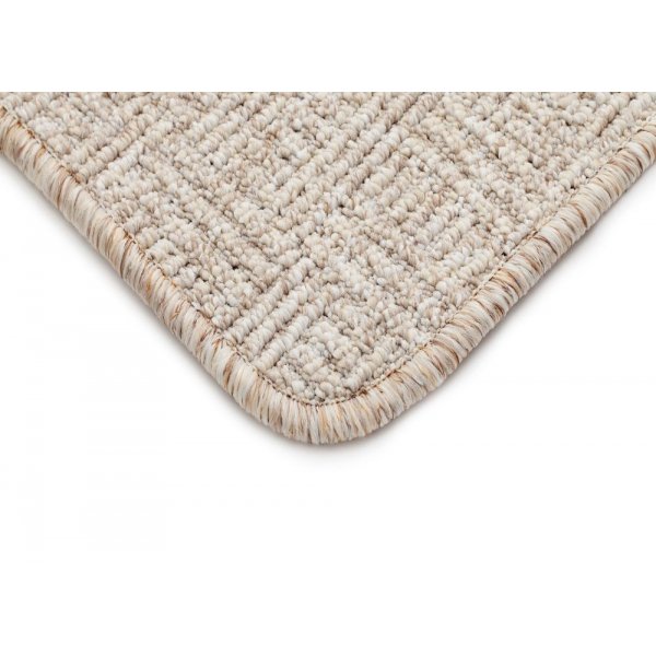 Plat geweven vloerkleed Stafford - Naturel