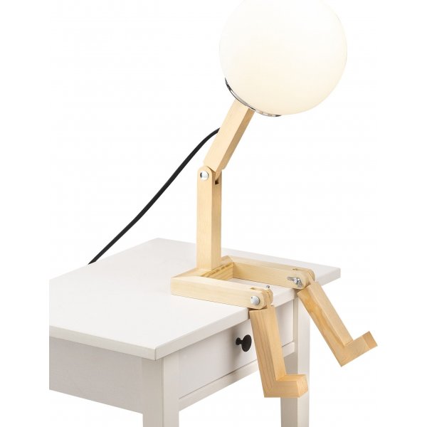 Lampe de table Milet opale - Naturel Lampe de table Milet opale - Naturel