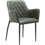 Rombo karmstol - Vintage grn / svart