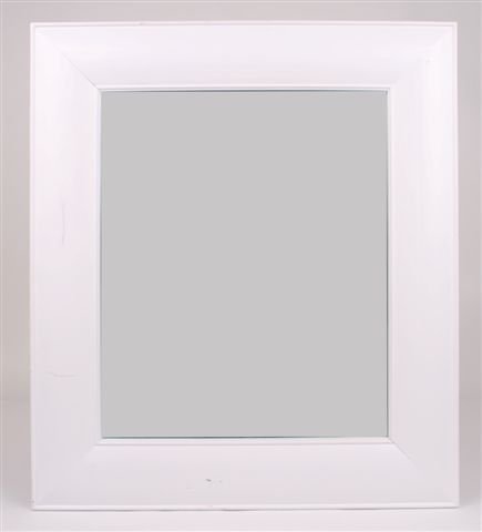 Vit spegel Plain 60x50 cm
