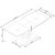 Randi utdragbart matbord 140-180 cm - Champange / Krom