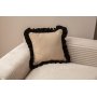 Firefly kuddfodral 43 x 43 cm - Svart/beige