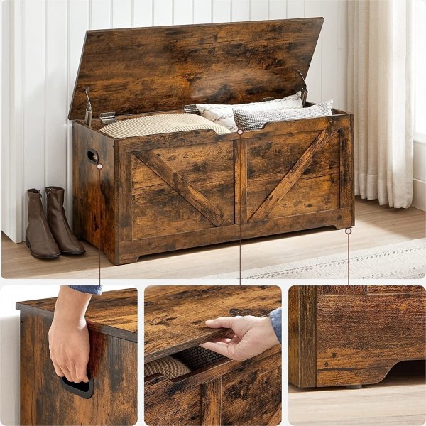 Zeke förvaringskista - Brun Zeke förvaringskista - Brun