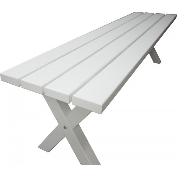 Scottsdale sittbänk 180 cm - Vit + Fläckborttagare för möbler Scottsdale sittbänk 180 cm - Vit + Fläckborttagare för möbler