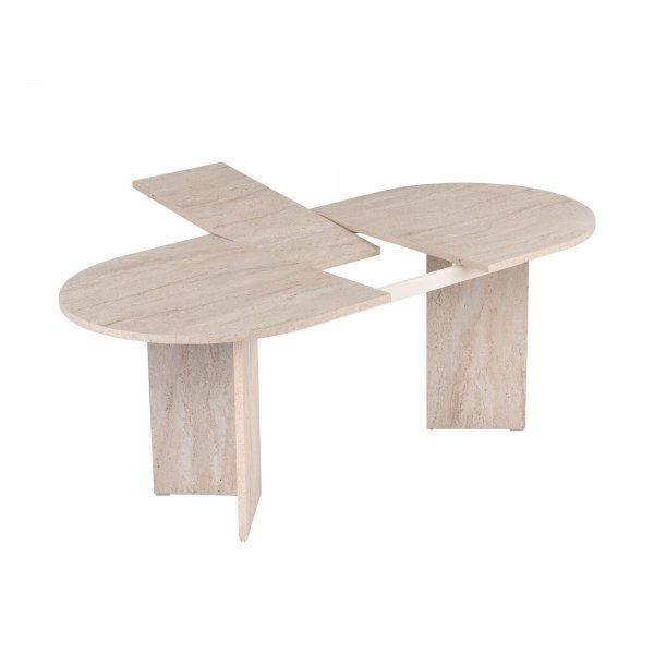 Utdragbart matbord Sirell 160�200 cm - Travertin