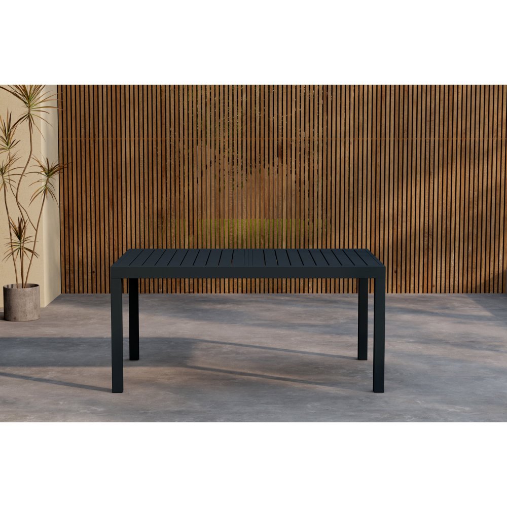 Capo matbord 160/240x100 - Svart - Utematbord, Utebord, Utemöbler
