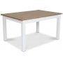 Skagen matgrupp - Skagen 140 cm Bord inklusive 4 st Herrgrd Vind stolar med sits i ekbets - Vit/Ekbets