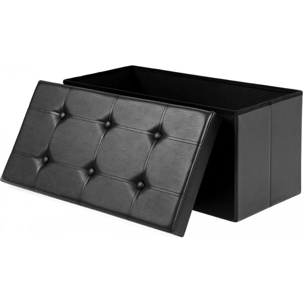 Hanibal sittpuff med förvaring - Svart Hanibal sittpuff med förvaring - Svart