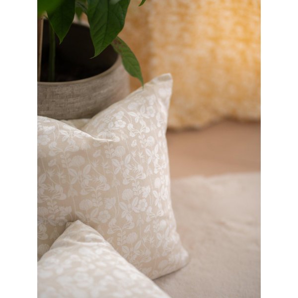 De mina kuddfodral 45 x 45 cm - Beige De mina kuddfodral 45 x 45 cm - Beige