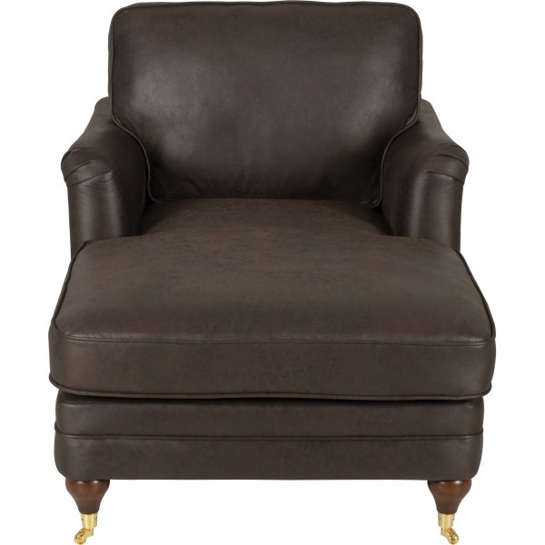Howard Watford Deluxe divanfåtölj - Vintagebrunt konstläder Howard Watford Deluxe divanfåtölj - Vintagebrunt konstläder