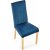 Chaise de salle  manger Heather - Velours bleu