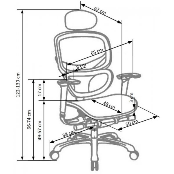 Nia kontorsstol Lyx - Svart / Krom Nia kontorsstol Lyx - Svart / Krom