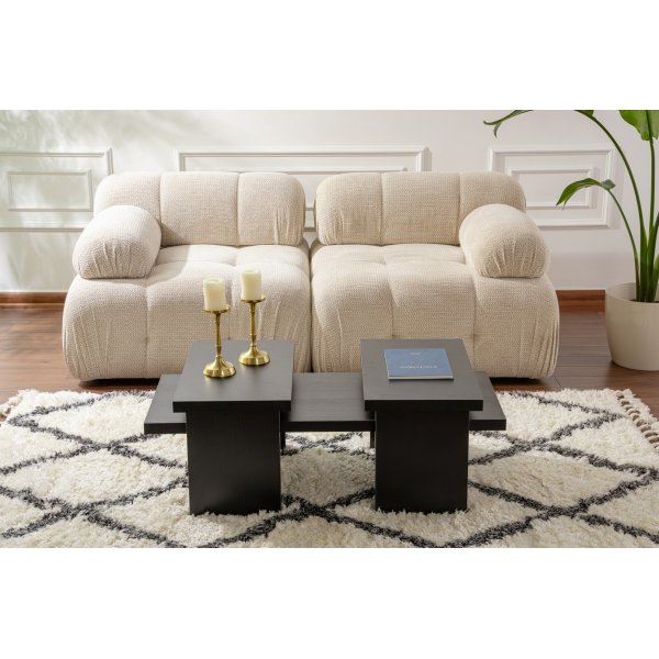 Sanctuary soffbord 110 x 45 cm - Svart trä Sanctuary soffbord 110 x 45 cm - Svart trä