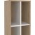 Bibliothque signaltique avec sparateur - Blanc/hickory