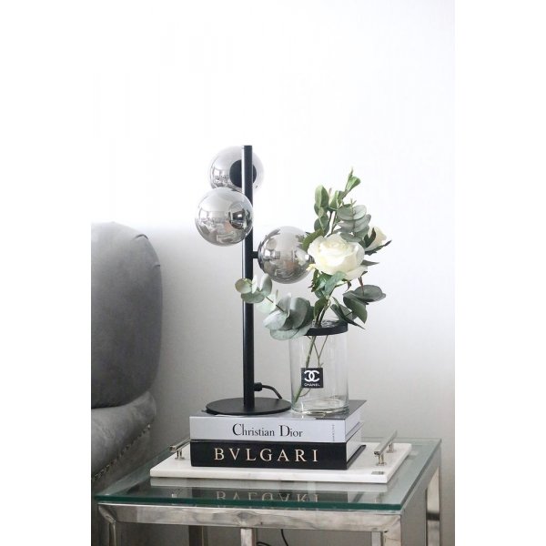 Molekyl bordslampa - Svart/rkgr