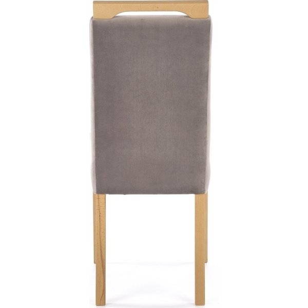 Elliott matstol - Gr (sammet) / Tr