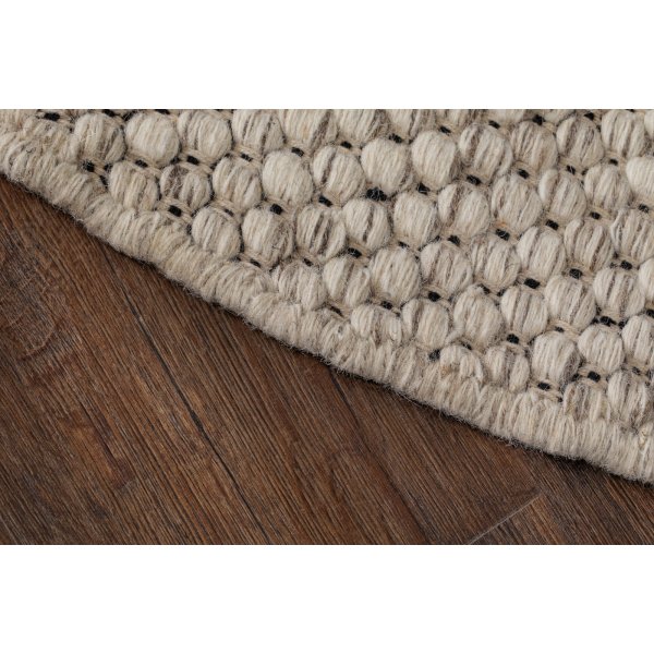 Torekov handvvd matta Vit