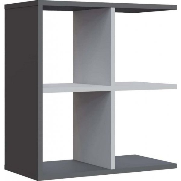 Hamlet bijzettafel 59,6 x 29,6 cm - Antraciet/wit Hamlet bijzettafel 59,6 x 29,6 cm - Antraciet/wit