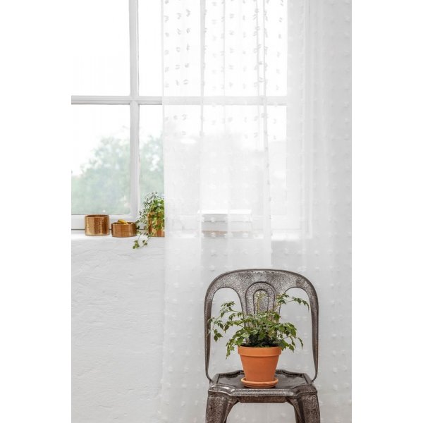 Gardinlngd Tindra 140x260 cm - Vit