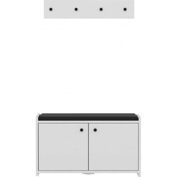 Zen hallmöbel - Vit Zen hallmöbel - Vit