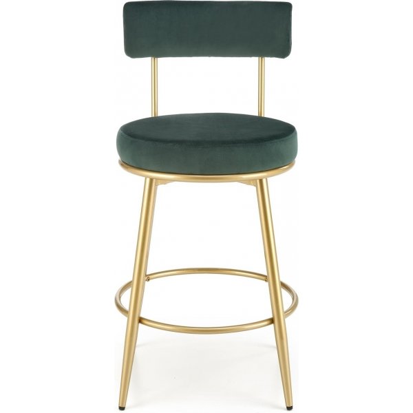 Tabouret de bar Pelican 115 - Vert fonc/or