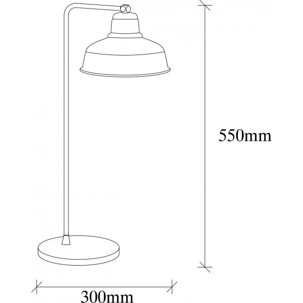 Lampe à poser Bergen - Noir Lampe à poser Bergen - Noir
