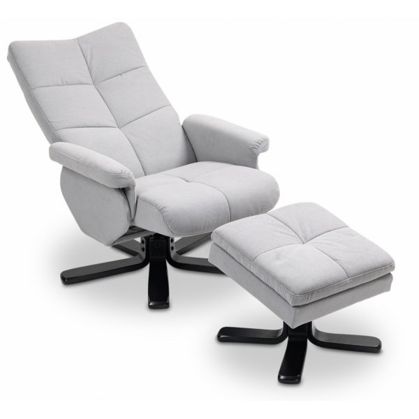 Ftlj med fotpall - Stllbar + Mbeltassar