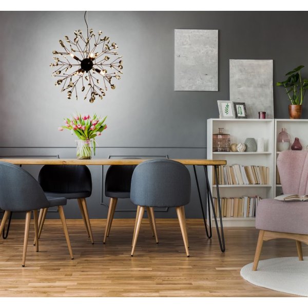 Plafonnier Viva - Noir/clair Plafonnier Viva - Noir/clair