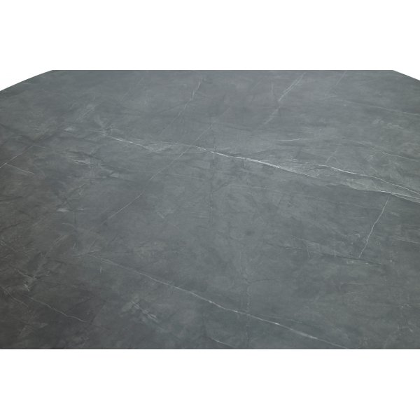 Table  manger Angel 120 cm - Gris/noir