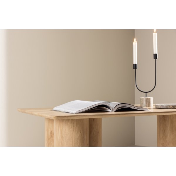 Soffbord 120 x 60 cm whitewash - Olivia