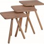 Triple satsbord 34 x 34 cm - Furu