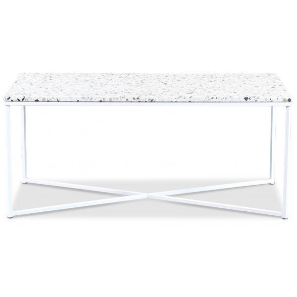 Terrazzo soffbord 110x60 cm - Cosmos Terrazzo & underrede Maryland vit Terrazzo soffbord 110x60 cm - Cosmos Terrazzo & underrede Maryland vit