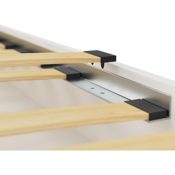 Casa wit kinderbed met uitschuifbaar extra bed 80x180 cm inclusief matrassen