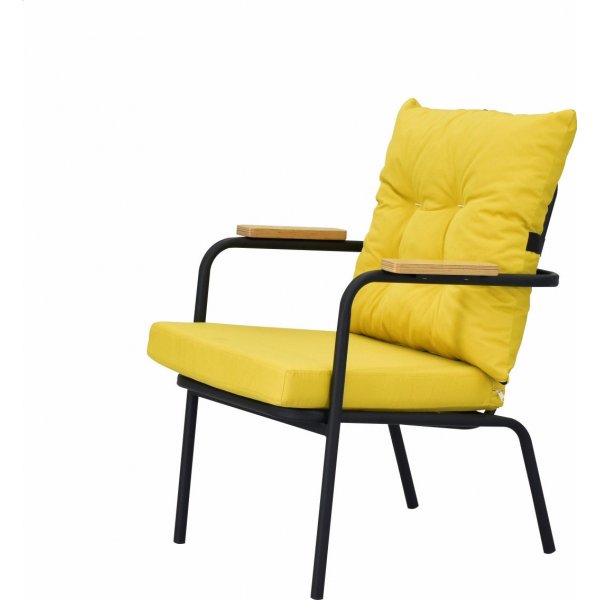 Salon de jardin Bremen - Jaune/noir + Détachant pour meubles Salon de jardin Bremen - Jaune/noir + Détachant pour meubles