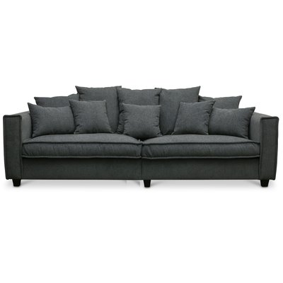 Brandy Lounge 4-sits soffa XL - Mrkgr + Flckborttagare fr mbler