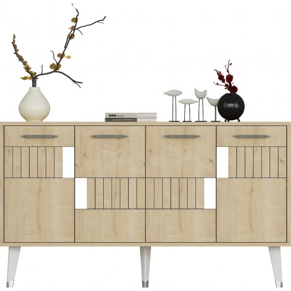 Moda skänk - Safir ek/silver Moda skänk - Safir ek/silver