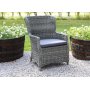 Balkongset med 2 stolar och bord 48 x 48 cm gr/rotting - Tor/Jacksonville