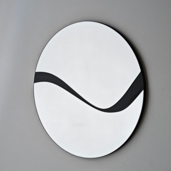 Miroir abstrait 3 - Noir Miroir abstrait 3 - Noir