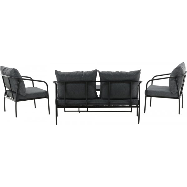 Sopot soffgrupp - Svart/Grå Sopot soffgrupp - Svart/Grå